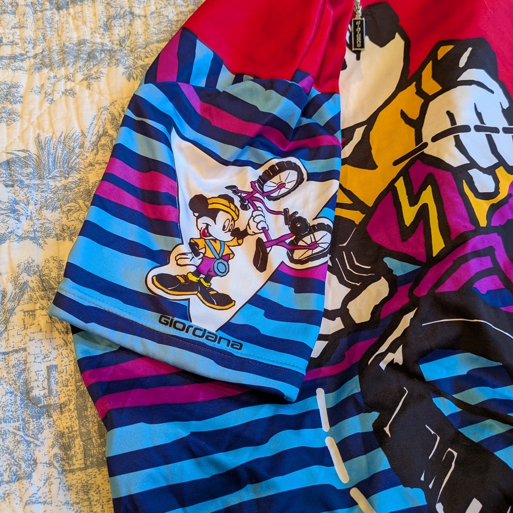 Giordana X Mickey Large Men's Bike Jersey - Picture 3 of 7